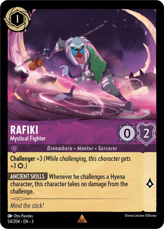 Image for Rafiki - Mystical Fighter (54/204) (Into the Inklands) - Disney Lorcana