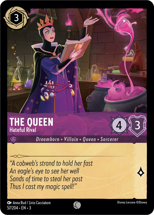 Image for The Queen - Hateful Rival (57/204) (Into the Inklands) - Disney Lorcana