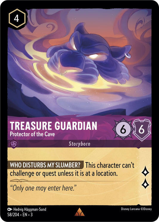 Image for Treasure Guardian - Protector of the Cave (58/204) (Into the Inklands) - Disney Lorcana