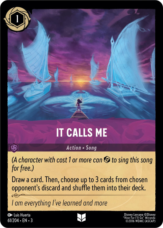 Image for It Calls Me (61/204) (Into the Inklands) - Disney Lorcana