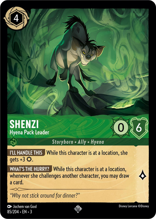 Image for Shenzi - Hyena Pack Leader (85/204) (Into the Inklands) - Disney Lorcana