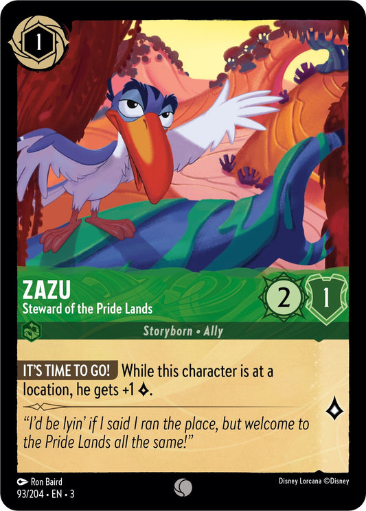 Image for Zazu - Steward of the Pride Lands (93/204) (Into the Inklands) - Disney Lorcana