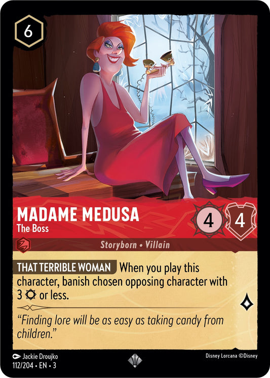 Image for Madame Medusa - The Boss (112/204) (Into the Inklands) - Disney Lorcana