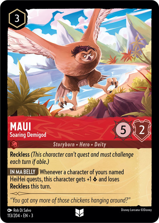 Image for Maui - Soaring Demigod (113/204) (Into the Inklands) - Disney Lorcana