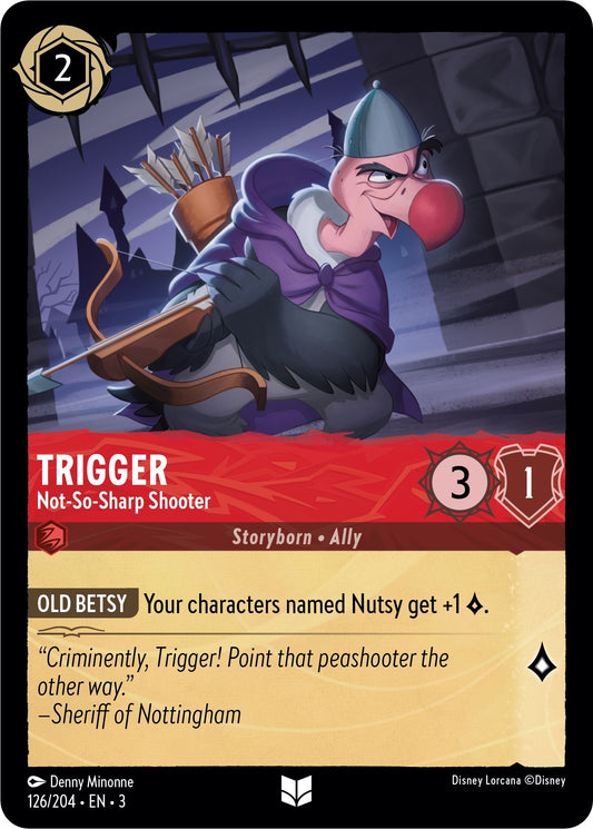 Image for Trigger - Not-So-Sharp Shooter (126/204) (Into the Inklands) - Disney Lorcana
