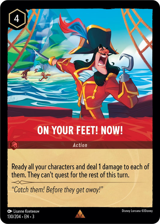 Image for On Your Feet! Now! (130/204) (Into the Inklands) - Disney Lorcana