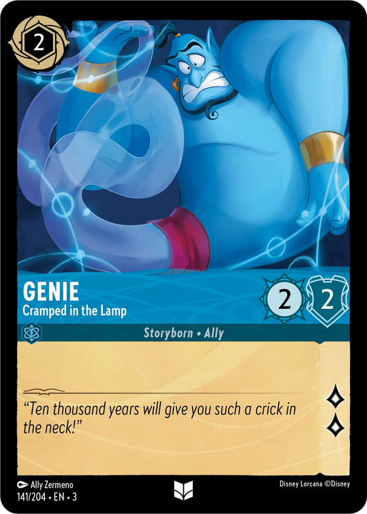 Image for Genie - Cramped in the Lamp (141/204) (Into the Inklands) - Disney Lorcana