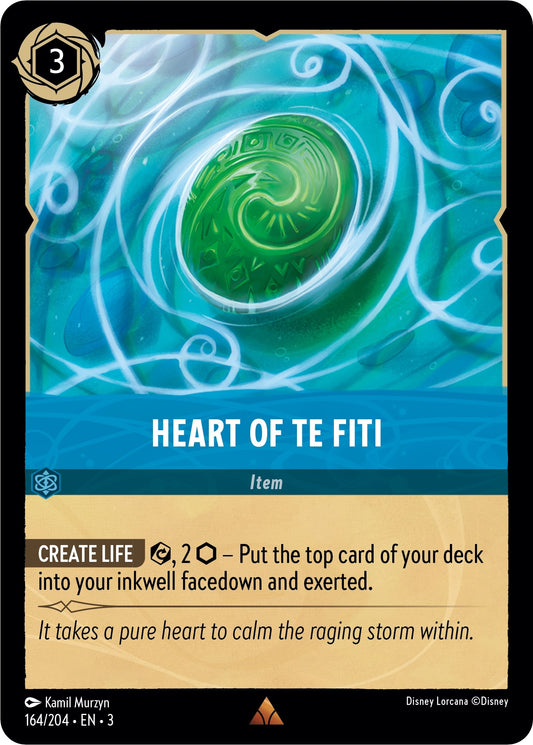Image for Heart of Te Fiti (164/204) (Into the Inklands) - Disney Lorcana