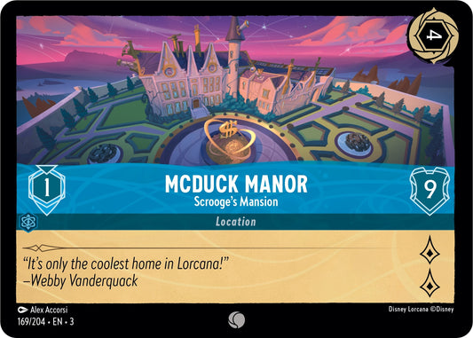 Image for McDuck Manor - Scrooge's Mansion (169/204) (Into the Inklands) - Disney Lorcana