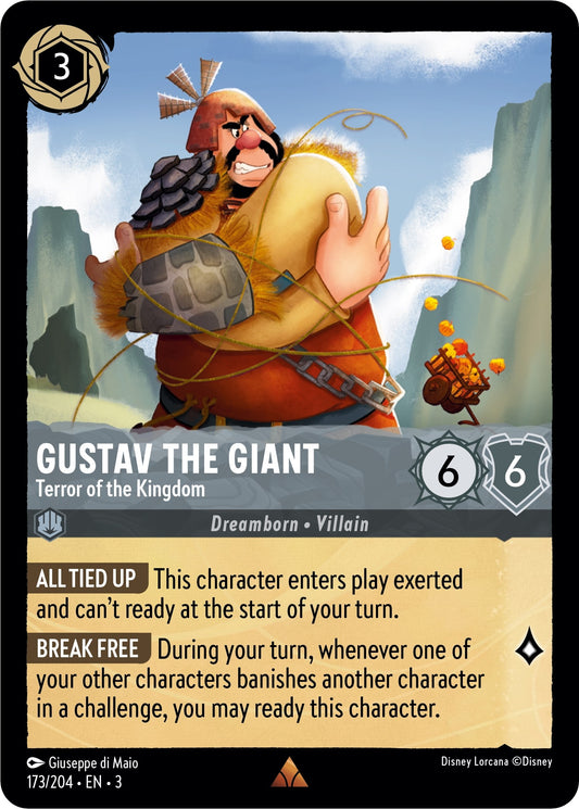 Image for Gustav the Giant - Terror of the Kingdom (173/204) (Into the Inklands) - Disney Lorcana
