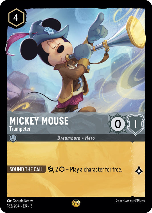 Image for Mickey Mouse - Trumpeter (182/204) (Into the Inklands) - Disney Lorcana