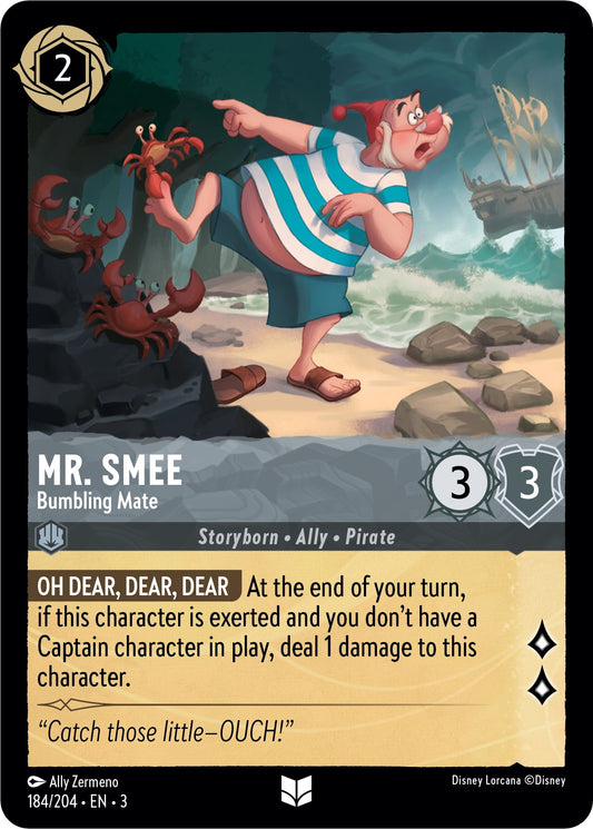 Image for Mr. Smee - Bumbling Mate (184/204) (Into the Inklands) - Disney Lorcana