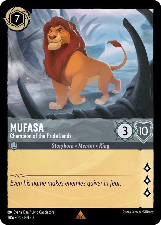 Image for Mufasa - Champion of the Pride Lands (185/204) (Into the Inklands) - Disney Lorcana