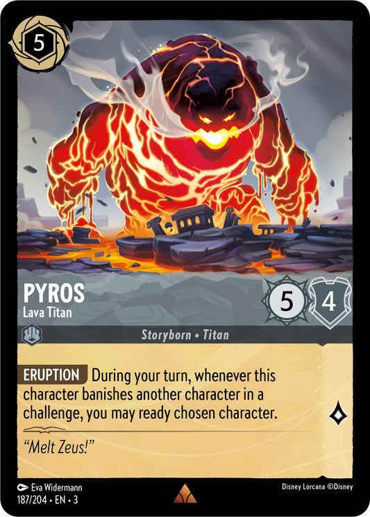 Image for Pyros - Lava Titan (187/204) (Into the Inklands) - Disney Lorcana