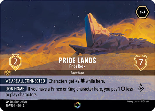 Image for Pride Lands - Pride Rock (Enchanted) (207/204) (Into the Inklands) - Disney Lorcana