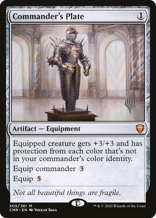 Image for Commander's Plate (305) (Promo Pack: Murders at Karlov Manor) - Magic: The Gathering