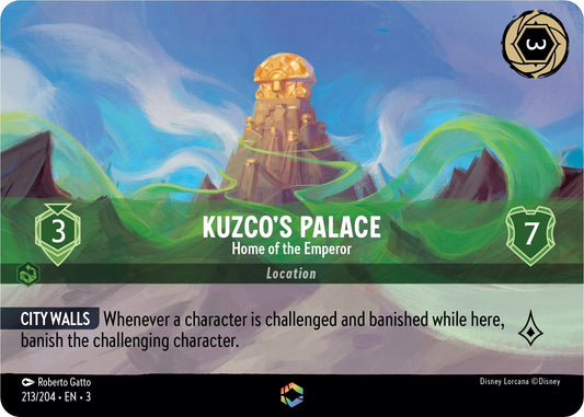 Image for Kuzco's Palace - Home of the Emperor (Enchanted) (213/204) (Into the Inklands) - Disney Lorcana