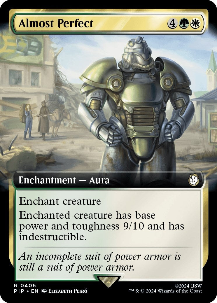 Image for Almost Perfect (Extended Art) (406) (Universes Beyond: Fallout) - Magic: The Gathering