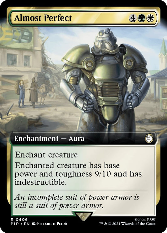 Image for Almost Perfect (Extended Art) (406) (Universes Beyond: Fallout) - Magic: The Gathering
