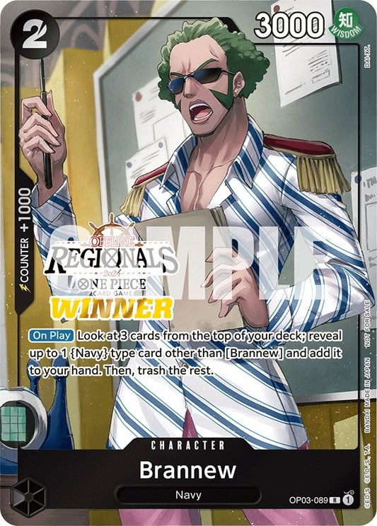 Image for Brannew (Offline Regional 2024) [Winner] (OP03-089) (One Piece Promotion Cards) - One Piece Card Game