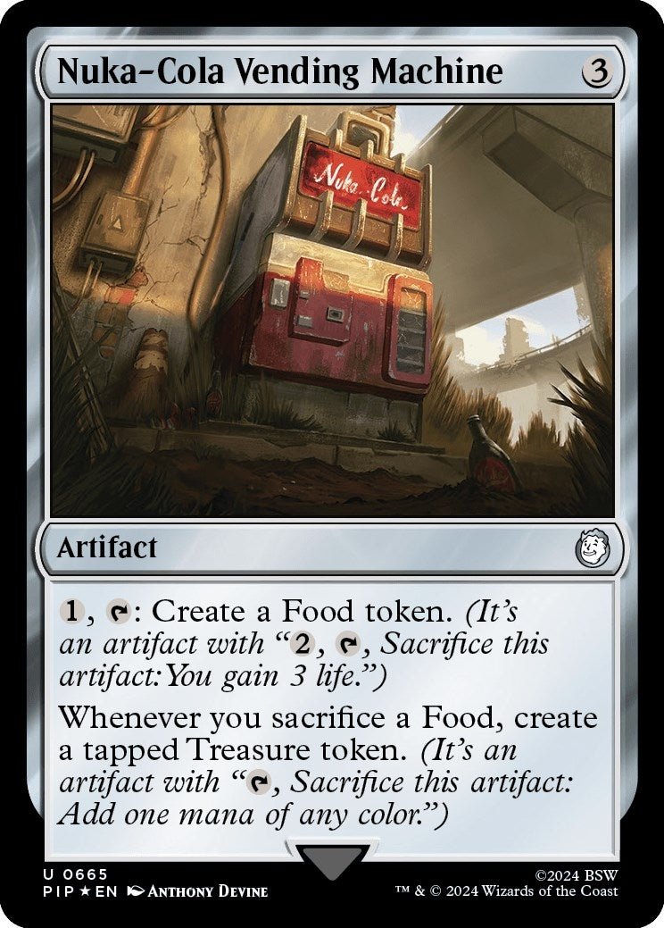 Image for Nuka-Cola Vending Machine (Surge Foil) (665) (Universes Beyond: Fallout) - Magic: The Gathering