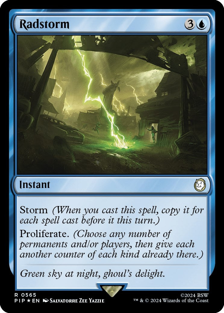 Image for Radstorm (Surge Foil) (565) (Universes Beyond: Fallout) - Magic: The Gathering