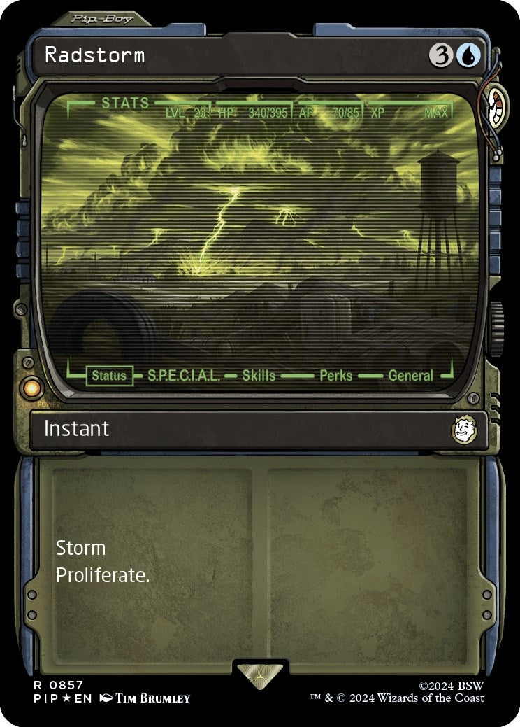 Image for Radstorm (Showcase) (Surge Foil) (857) (Universes Beyond: Fallout) - Magic: The Gathering