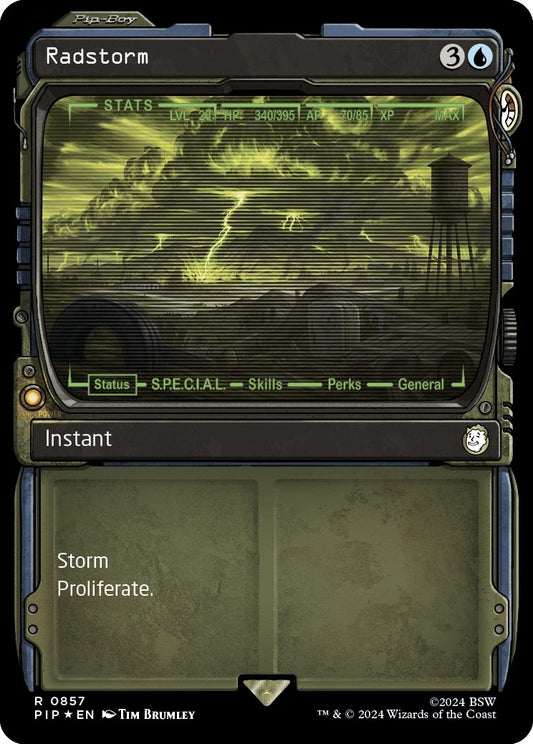 Image for Radstorm (Showcase) (Surge Foil) (857) (Universes Beyond: Fallout) - Magic: The Gathering