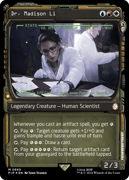 Image for Dr. Madison Li (Showcase) (Surge Foil) (869) (Universes Beyond: Fallout) - Magic: The Gathering