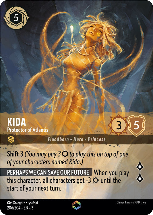 Image for Kida - Protector of Atlantis (Enchanted) (206/204) (Into the Inklands) - Disney Lorcana