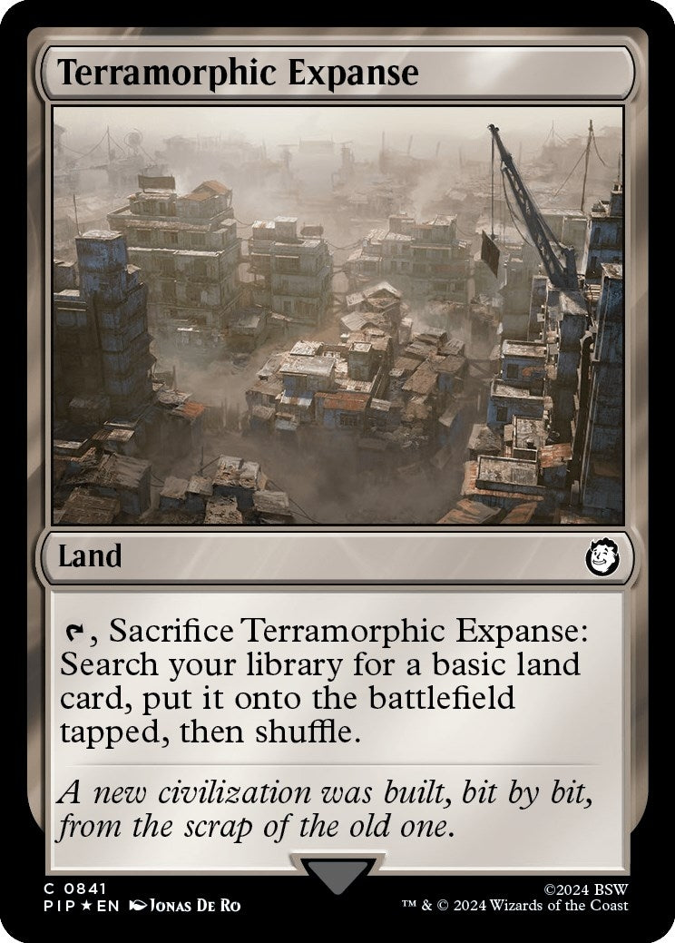 Image for Terramorphic Expanse (Surge Foil) (841) (Universes Beyond: Fallout) - Magic: The Gathering