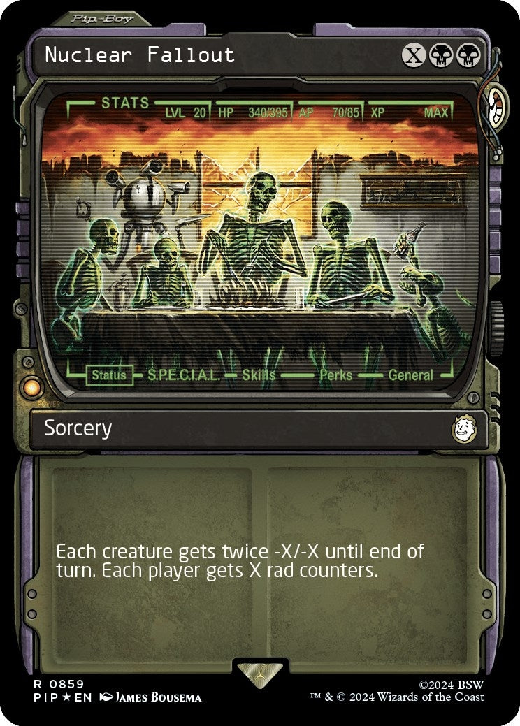Image for Nuclear Fallout (Showcase) (Surge Foil) (859) (Universes Beyond: Fallout) - Magic: The Gathering