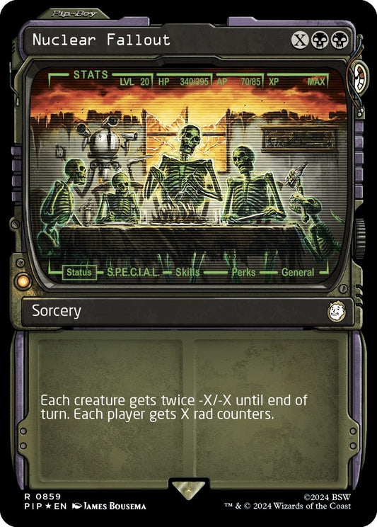 Image for Nuclear Fallout (Showcase) (Surge Foil) (859) (Universes Beyond: Fallout) - Magic: The Gathering
