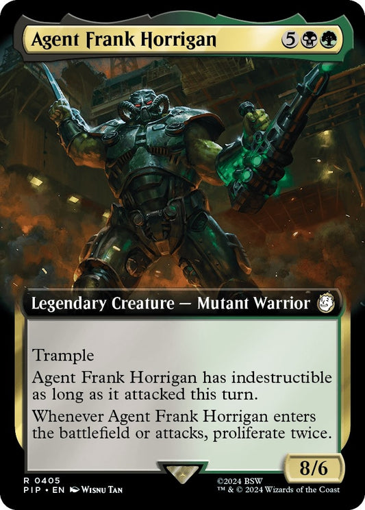 Image for Agent Frank Horrigan (Extended Art) (405) (Universes Beyond: Fallout) - Magic: The Gathering