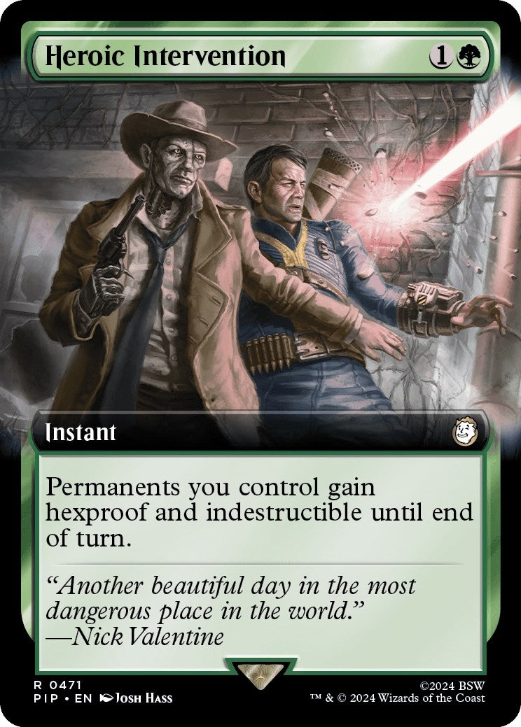 Image for Heroic Intervention (Extended Art) (471) (Universes Beyond: Fallout) - Magic: The Gathering