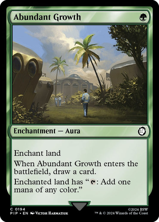 Image for Abundant Growth (194) (Universes Beyond: Fallout) - Magic: The Gathering