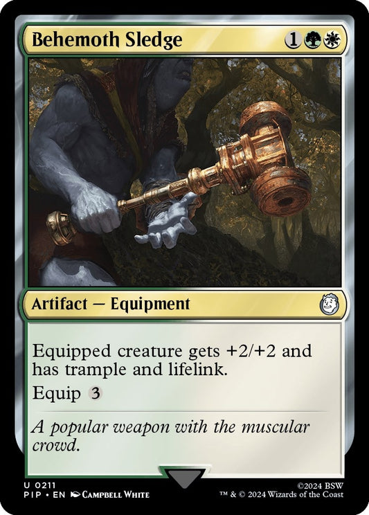Image for Behemoth Sledge (211) (Universes Beyond: Fallout) - Magic: The Gathering