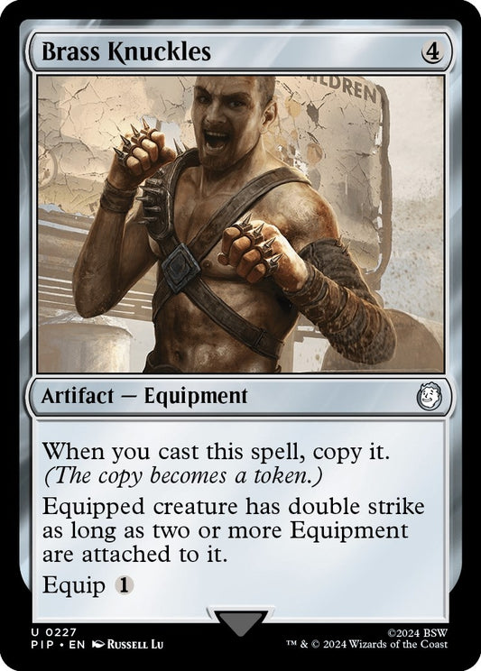 Image for Brass Knuckles (227) (Universes Beyond: Fallout) - Magic: The Gathering