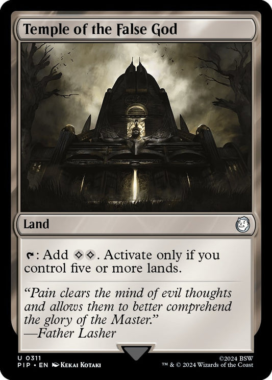 Image for Temple of the False God (311) (Universes Beyond: Fallout) - Magic: The Gathering