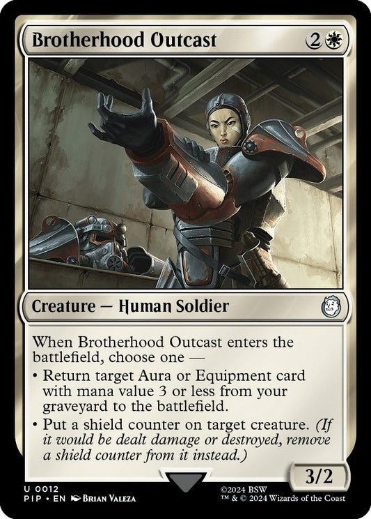 Image for Brotherhood Outcast (12) (Universes Beyond: Fallout) - Magic: The Gathering