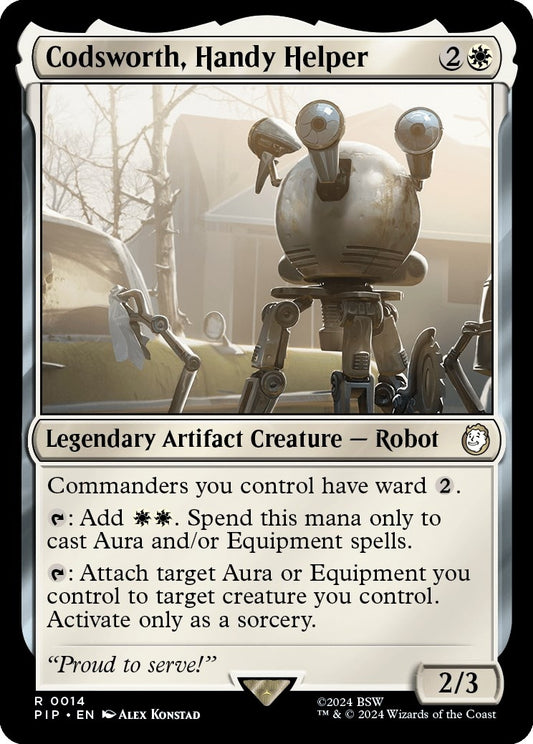 Image for Codsworth, Handy Helper (14) (Universes Beyond: Fallout) - Magic: The Gathering