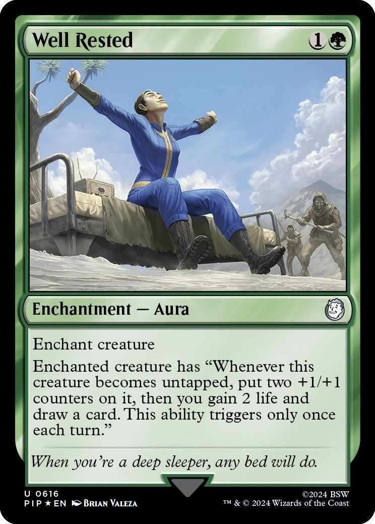 Image for Well Rested (Surge Foil) (616) (Universes Beyond: Fallout) - Magic: The Gathering
