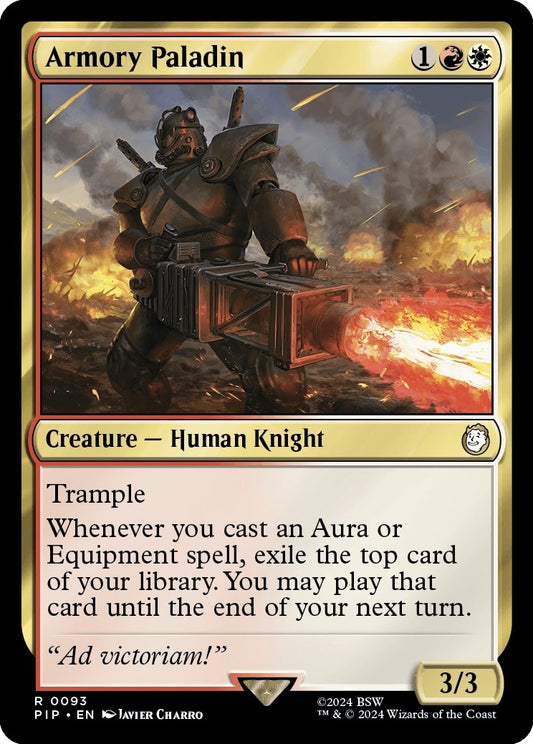 Image for Armory Paladin (93) (Universes Beyond: Fallout) - Magic: The Gathering