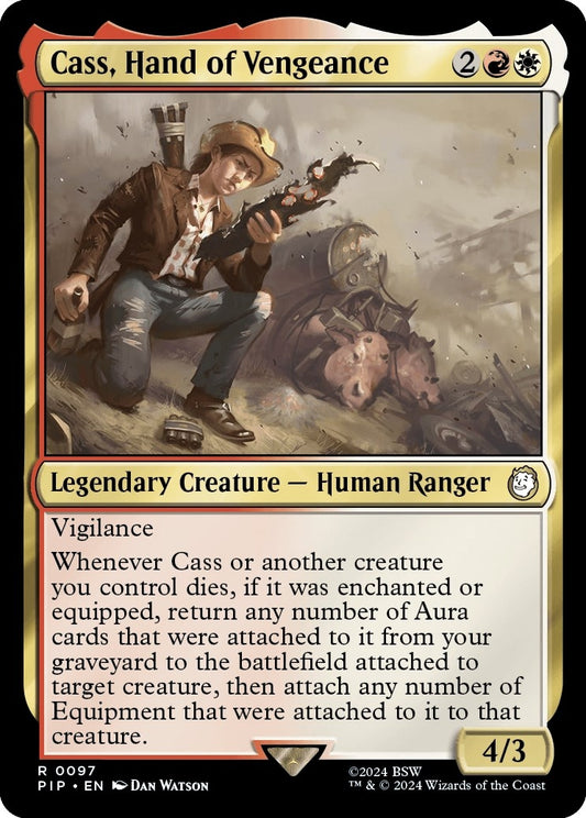 Image for Cass, Hand of Vengeance (97) (Universes Beyond: Fallout) - Magic: The Gathering