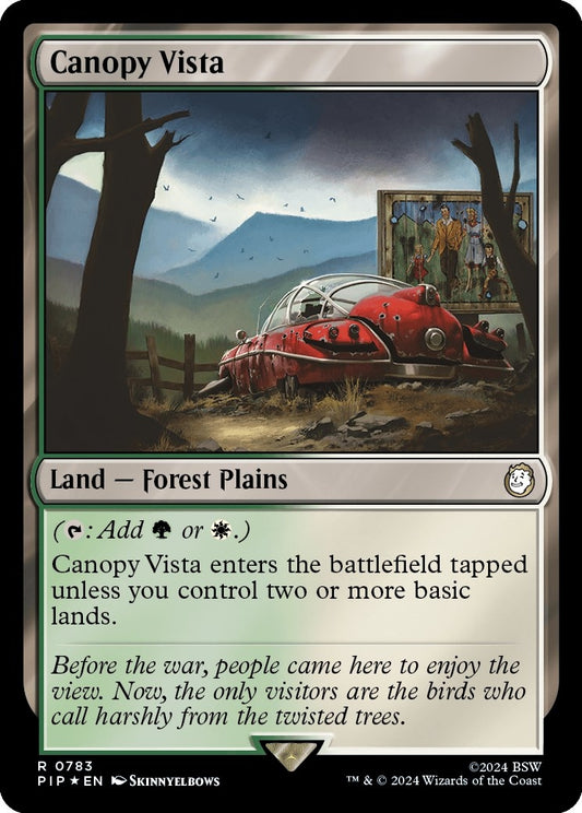 Image for Canopy Vista (Surge Foil) (783) (Universes Beyond: Fallout) - Magic: The Gathering