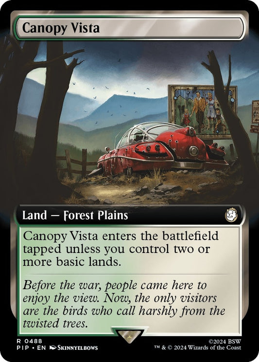 Image for Canopy Vista (Extended Art) (488) (Universes Beyond: Fallout) - Magic: The Gathering