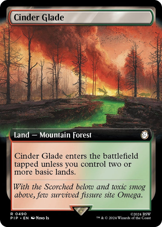 Image for Cinder Glade (Extended Art) (490) (Universes Beyond: Fallout) - Magic: The Gathering