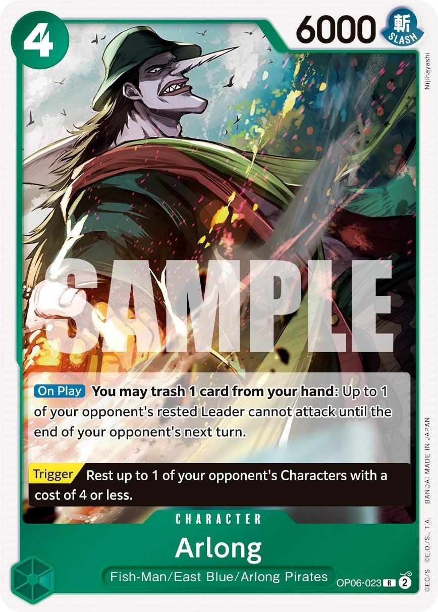 Image for Arlong (OP06-023) (Wings of the Captain) - One Piece Card Game