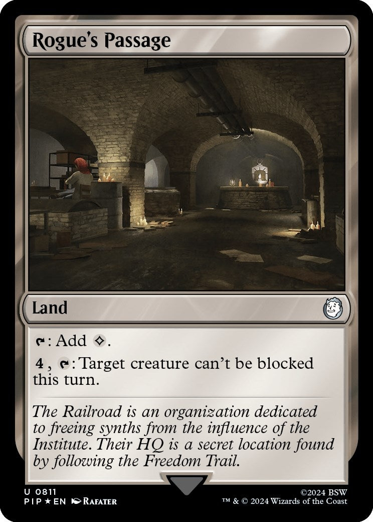 Image for Rogue's Passage (Surge Foil) (811) (Universes Beyond: Fallout) - Magic: The Gathering
