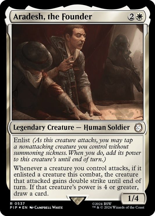 Image for Aradesh, the Founder (Surge Foil) (537) (Universes Beyond: Fallout) - Magic: The Gathering